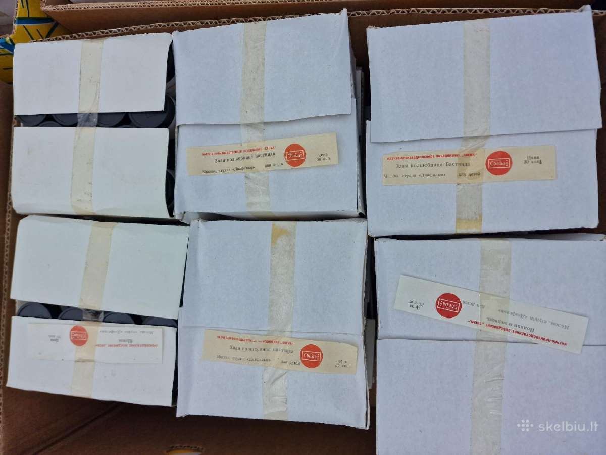 Originalių Ssrs diafilmų kolekcija – apie 8510 vnt - nuotraukos Nr. 6