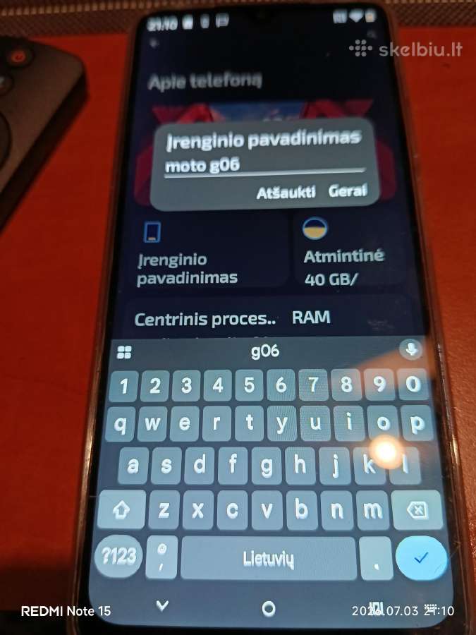 Motorola,g06.naujas - nuotraukos Nr. 6