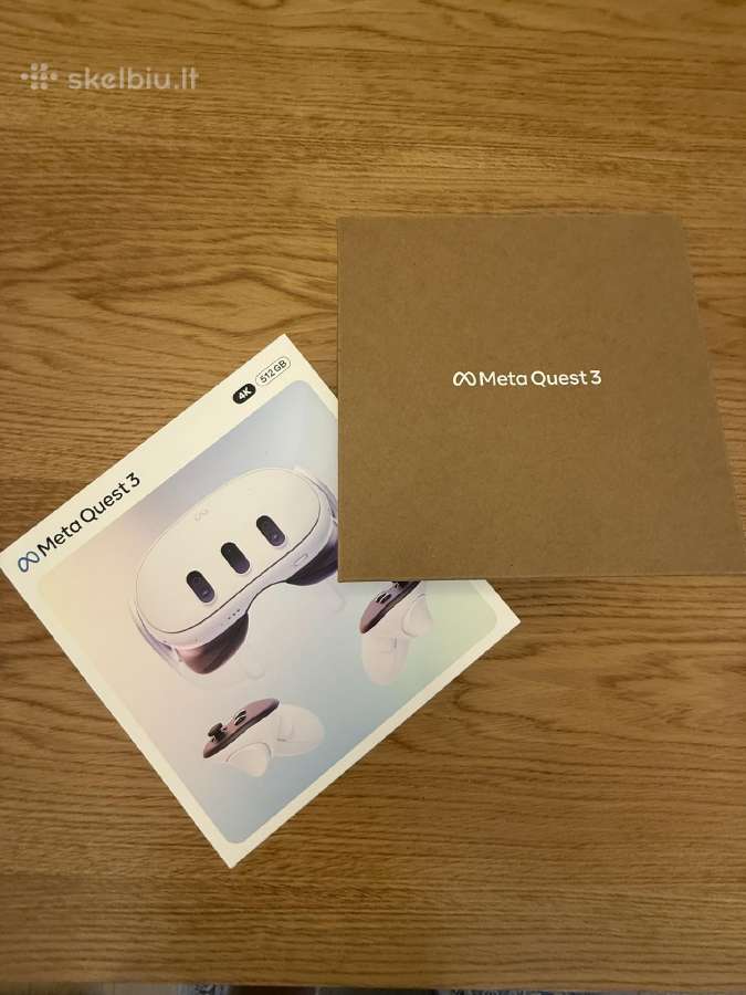 Nauji Meta Quest 3 512gb Vr akiniai 10 vnt. - nuotraukos Nr. 4