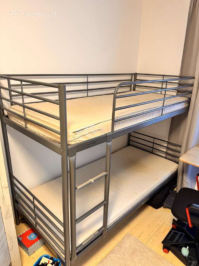 Ikea Svärta dviaukštė lova 90200 cm – labai gera