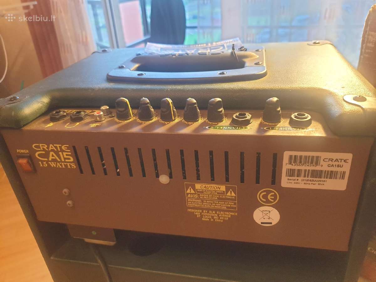 Crate Cimarron Ca15u ir elektroakustinė gitara - nuotraukos Nr. 24