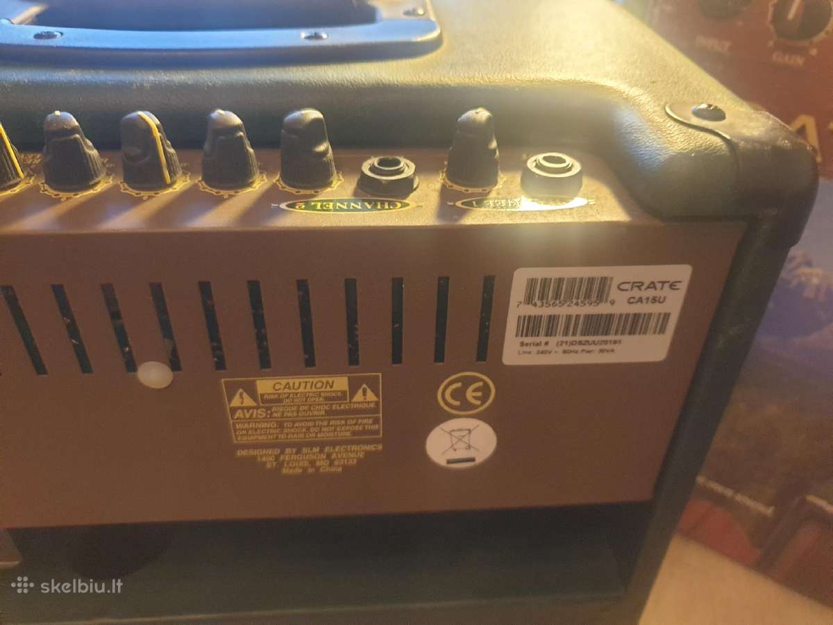 Crate Cimarron Ca15u ir elektroakustinė gitara - nuotraukos Nr. 26