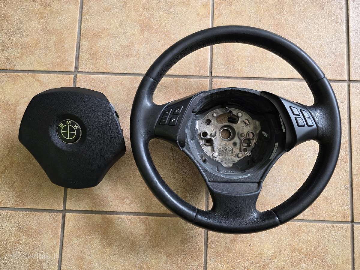 Bmw E90 daugiafunkcinis vairas su airbag