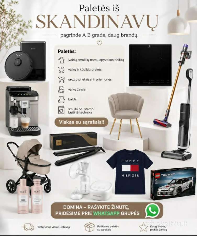 Amazon Mix paletės A B kat. Akcija