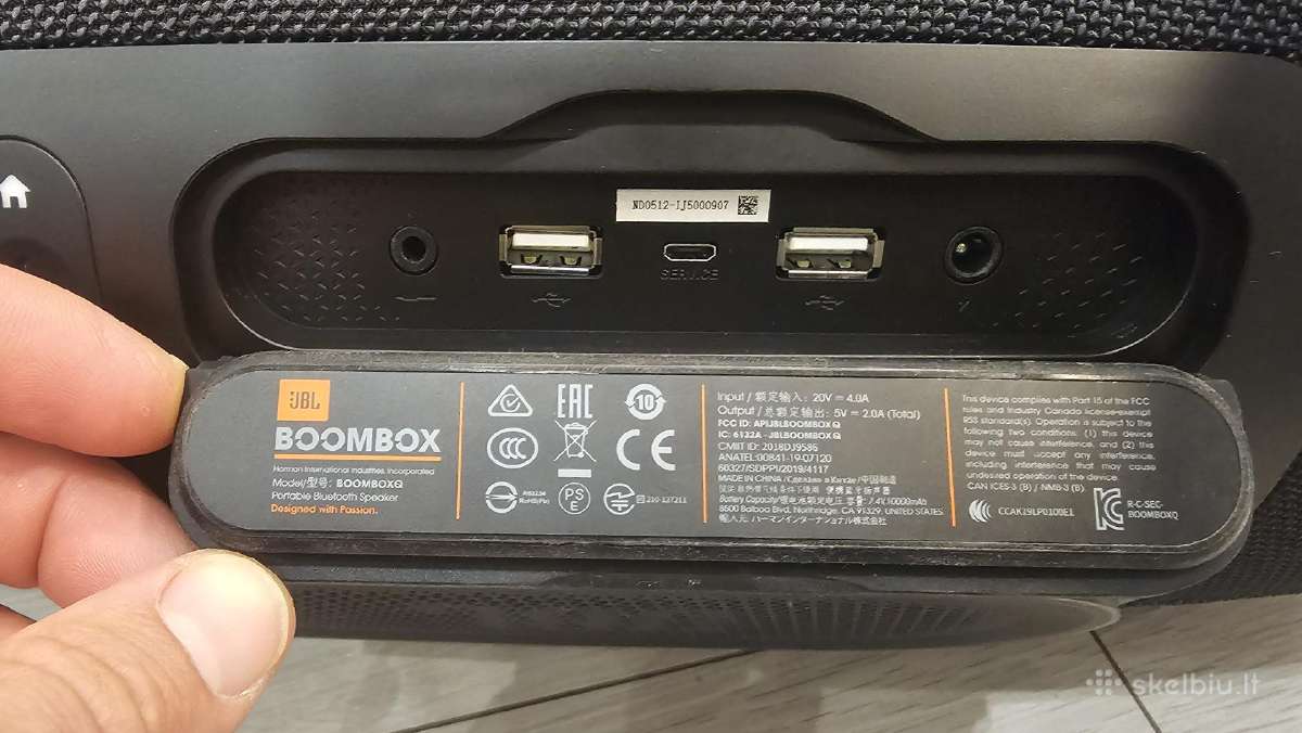 Jbl Boombox belaidė garso kolonėlė - nuotraukos Nr. 6