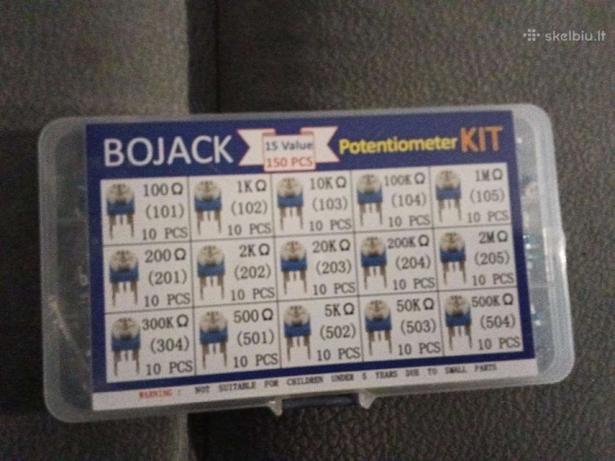 Bojack potenciometrų rinkinys