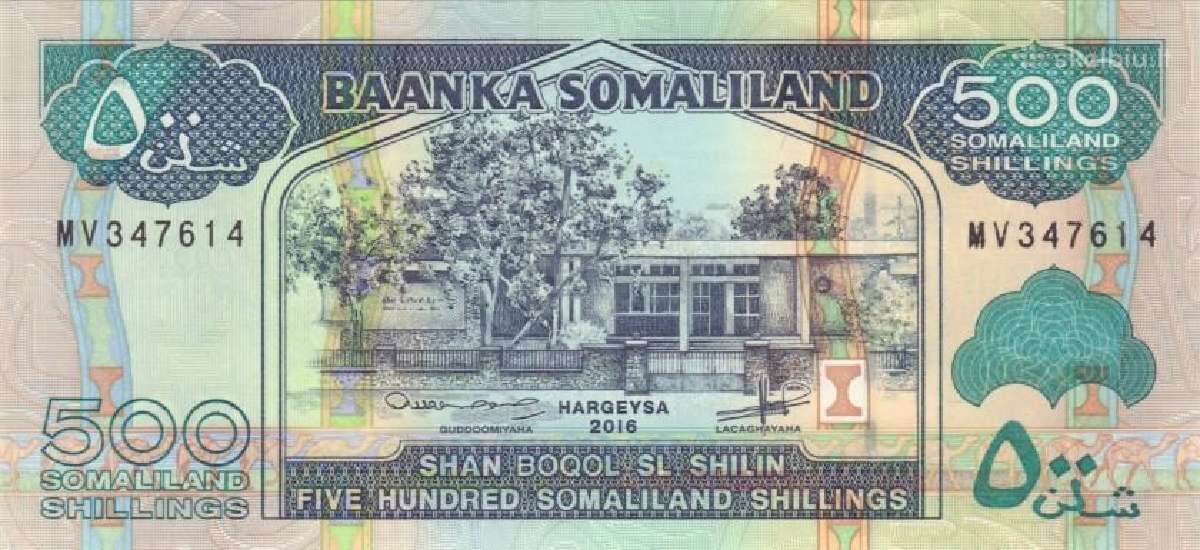 Somaliland 500 somaliland shillings 2016. Unc. P - nuotraukos Nr. 2