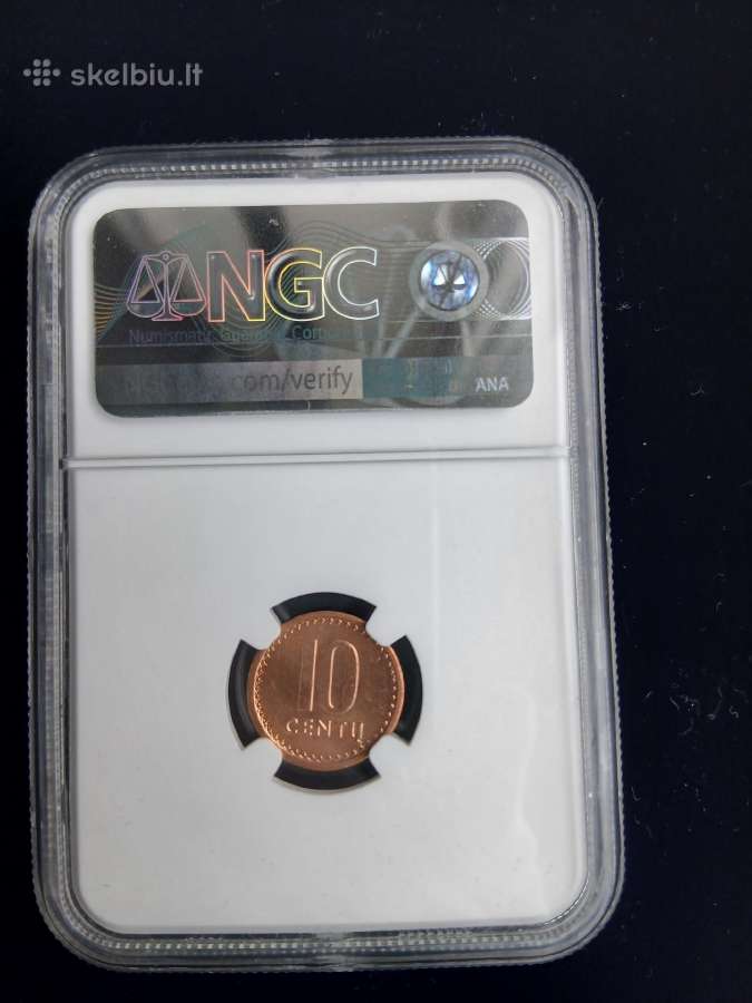 Lietuva 1991 10 cnt Ngc Ms 64rd