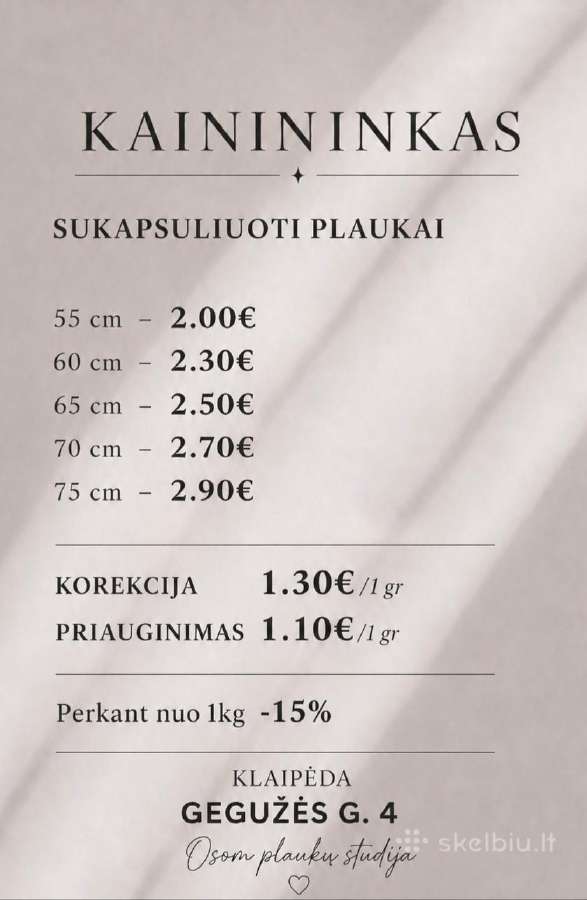 Darbo vieta plaukų meistrams bei vizažo - nuotraukos Nr. 6