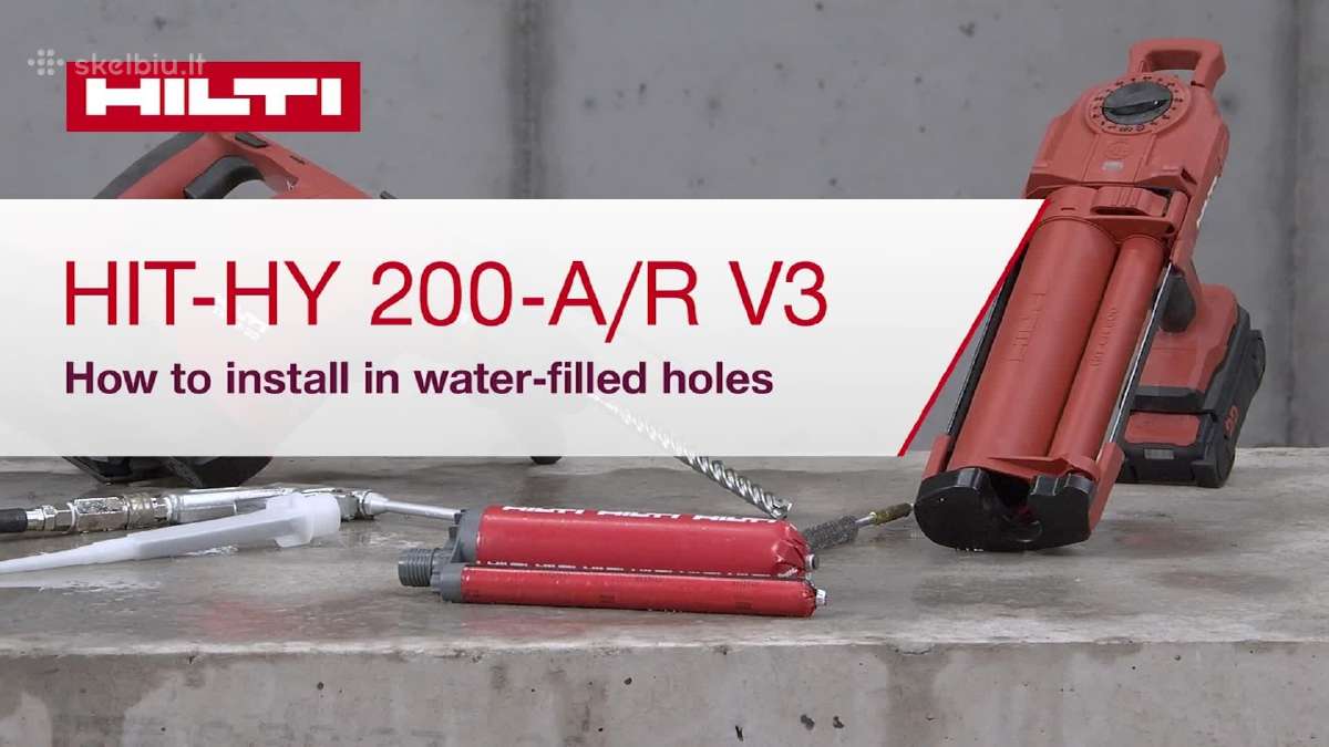 Hilti cheminis ankeris