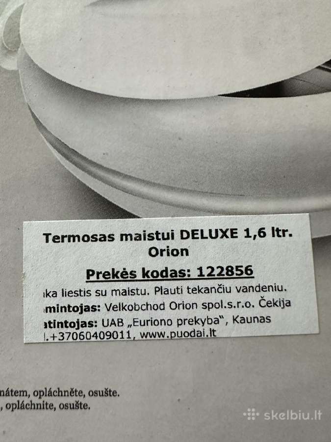 Termosas maistui 1.6 L - nuotraukos Nr. 6