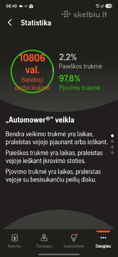 Husqvarna Automower 440 - nuotraukos Nr. 4
