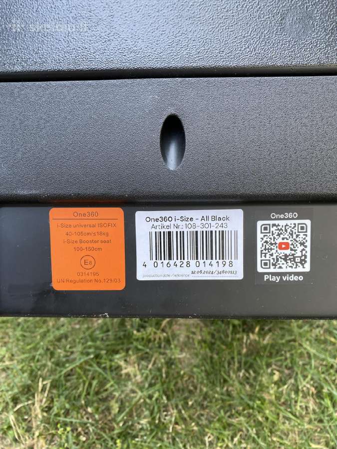 Osann - Automobilinė kėdutė One 360 i-size 40-150 - nuotraukos Nr. 7