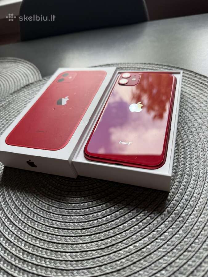 iPhone 11 128gb Red - nuotraukos Nr. 4