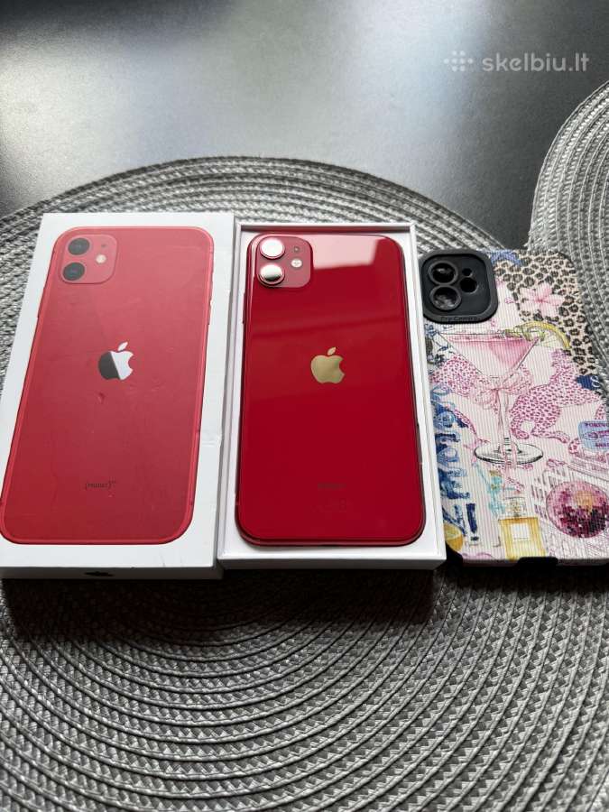 iPhone 11 128gb Red - nuotraukos Nr. 2