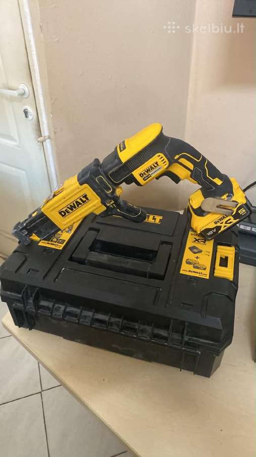 Parduodu akumuliatorini gipskartoni suktuka dewalt