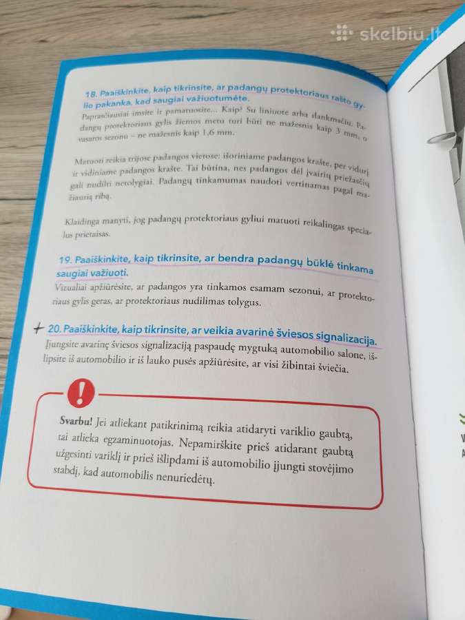 100 patarimų kaip išlaikyti vairavimo egzaminą - nuotraukos Nr. 3