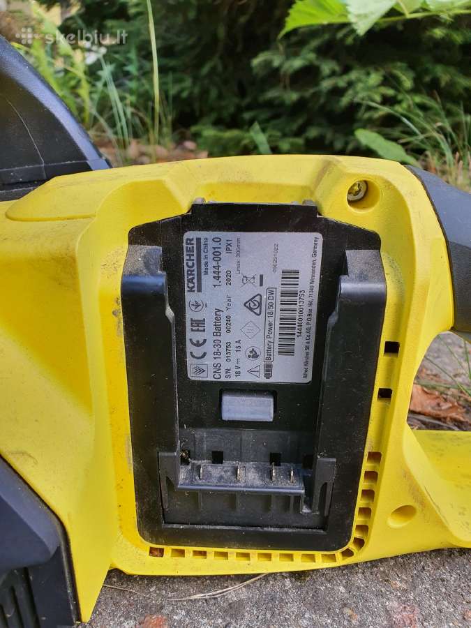 Karcher akumuliatorinis pjuklas - nuotraukos Nr. 3