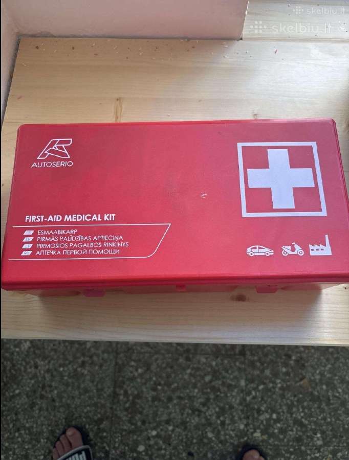 Pirmosios pagalbos rinkinys Autoserio