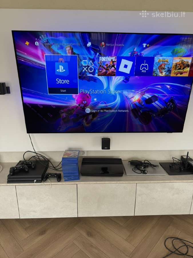Playstation 4 Pro su žaidimais - nuotraukos Nr. 2