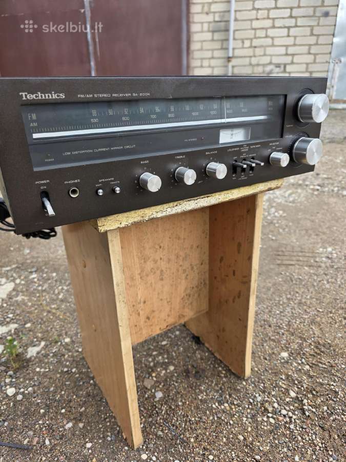 Radijo tiuneris Technics Sa-180 ir Sa-200k - nuotraukos Nr. 4