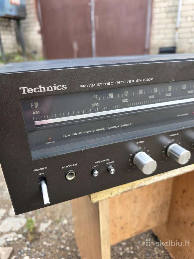 Radijo tiuneris Technics Sa-180 ir Sa-200k - nuotraukos Nr. 5
