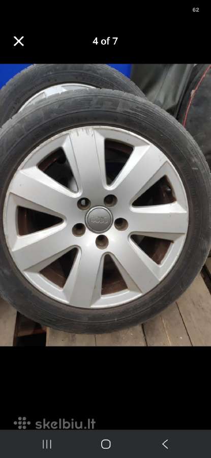 Parduodamas 4 vnt. originalių Audi ratų komplektas - nuotraukos Nr. 4
