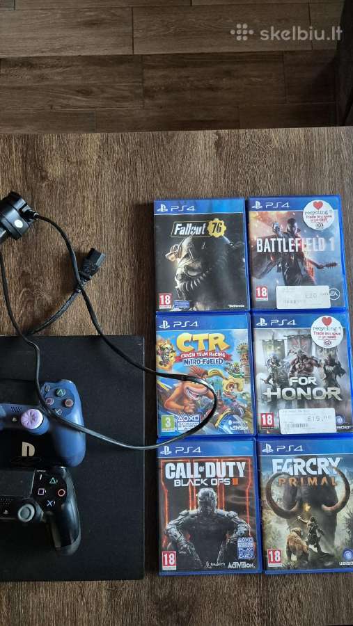Playstation 4 pro su 2 pulteliais - nuotraukos Nr. 2