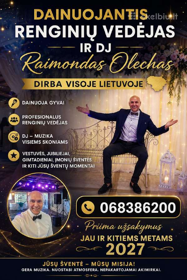 Muzikantas - Renginių vedėjas Raimondas Olechas - nuotraukos Nr. 2