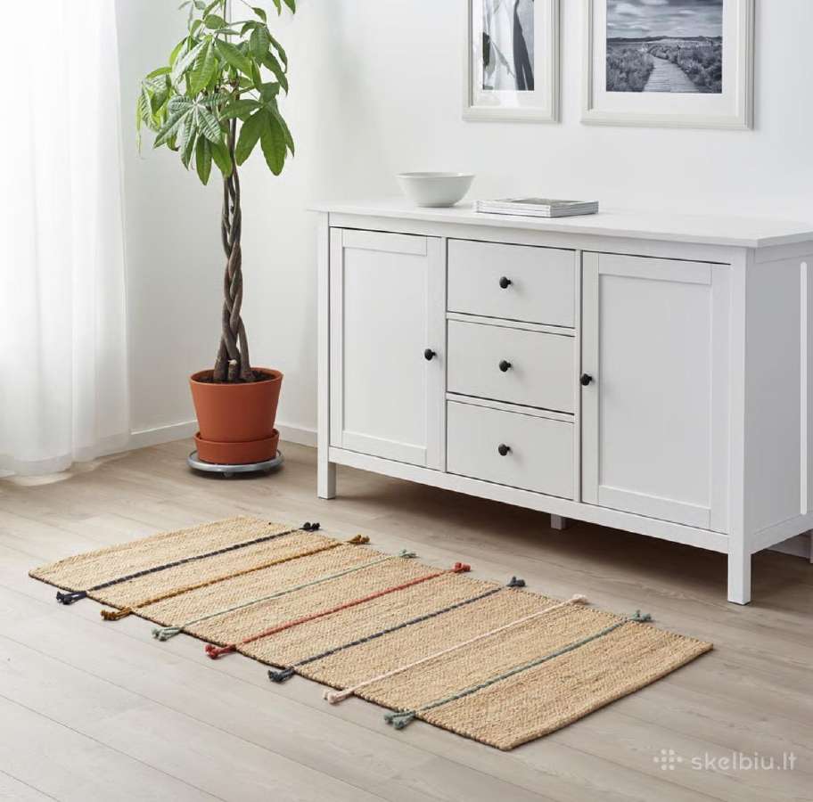 Natūralaus džiuto kilimas, 70x160 cm Ikea