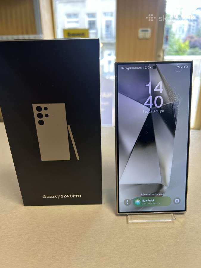 Parduodamas idealios būklės Samsung s24ultra 256gb