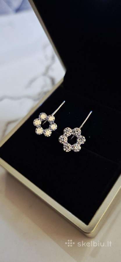 Auksiniai auskarai su deimantais – 2.08 ct - nuotraukos Nr. 5