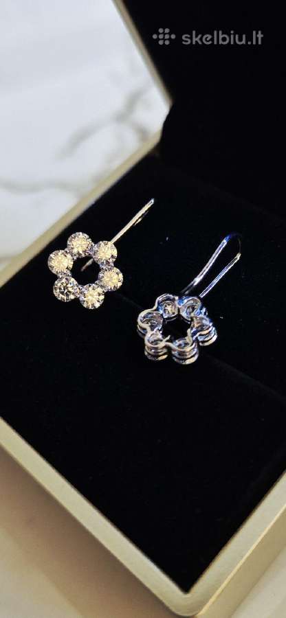 Auksiniai auskarai su deimantais – 2.08 ct - nuotraukos Nr. 6