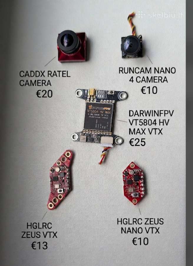Fpv dronų dalys
