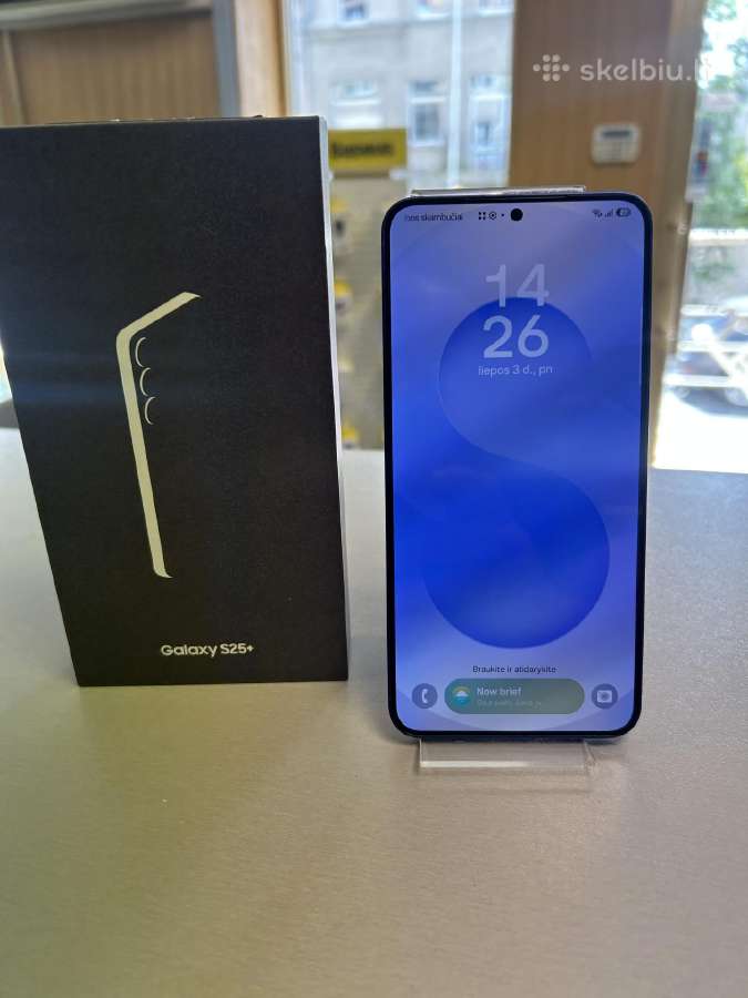 Parduodamas idealios būklės Samsung S25+, 256gb.