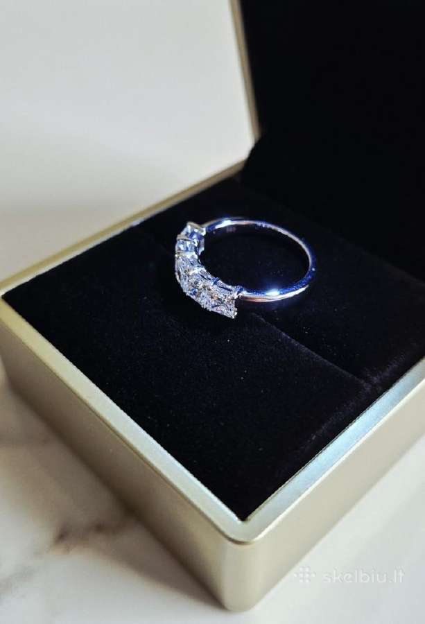 14k žiedas su sertifikuotais 2.05 ct. deimantais - nuotraukos Nr. 3