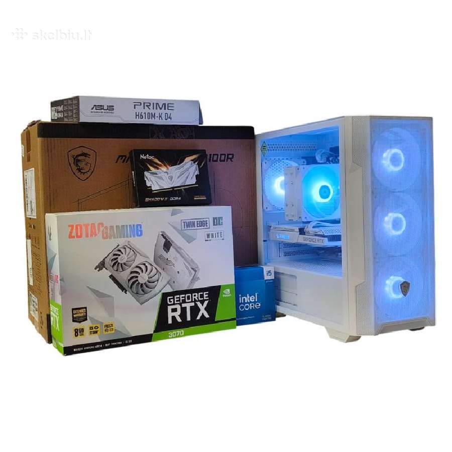 Intel i5 14400 Rtx 3070 RAM 16gb 1tb Nvme