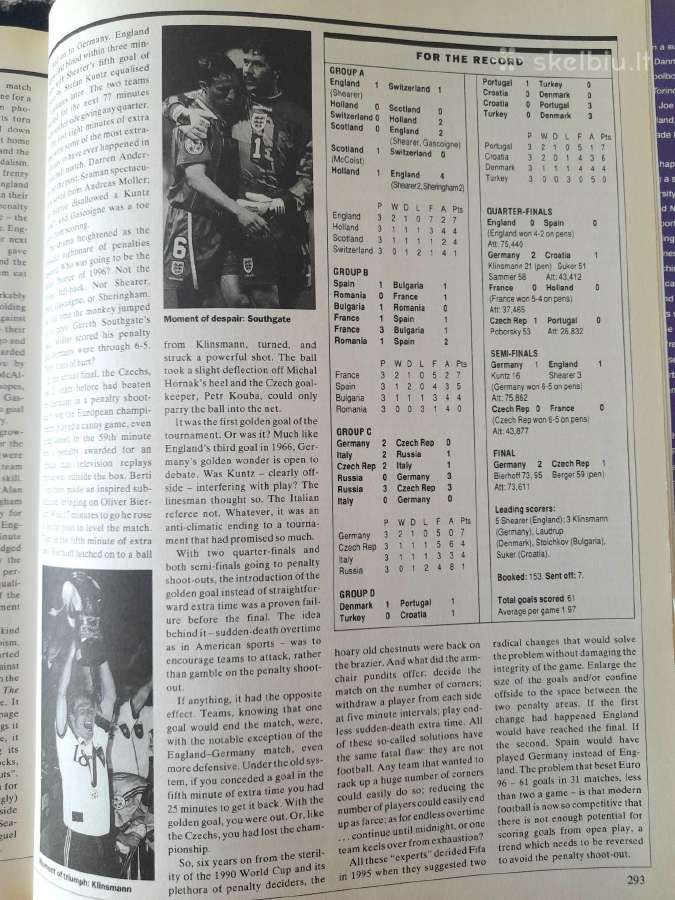 Futbolo istorija 1945-1995m. - nuotraukos Nr. 9