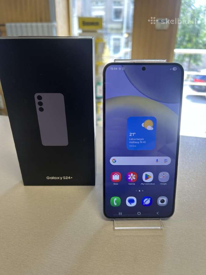 Parduodamas idealios būklės Samsung S24+,256gb