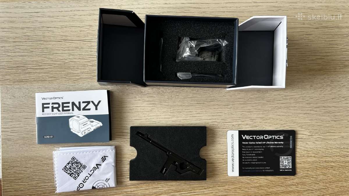 Vector Optics Frenzy 1x16x21 Red Dot Glock Mos - nuotraukos Nr. 7