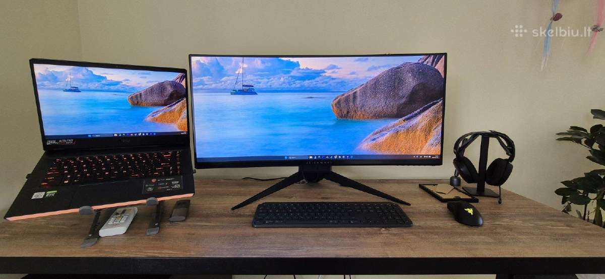 Alienware Aw3418hw 34" Gaming monitorius