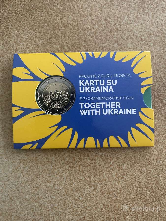 Monetos 1,50 eur pusantrokai ir litai centai - nuotraukos Nr. 6