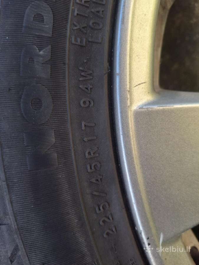 Toyota 4vnt R17 ratlankiai su vasarinėmis padangom - nuotraukos Nr. 2