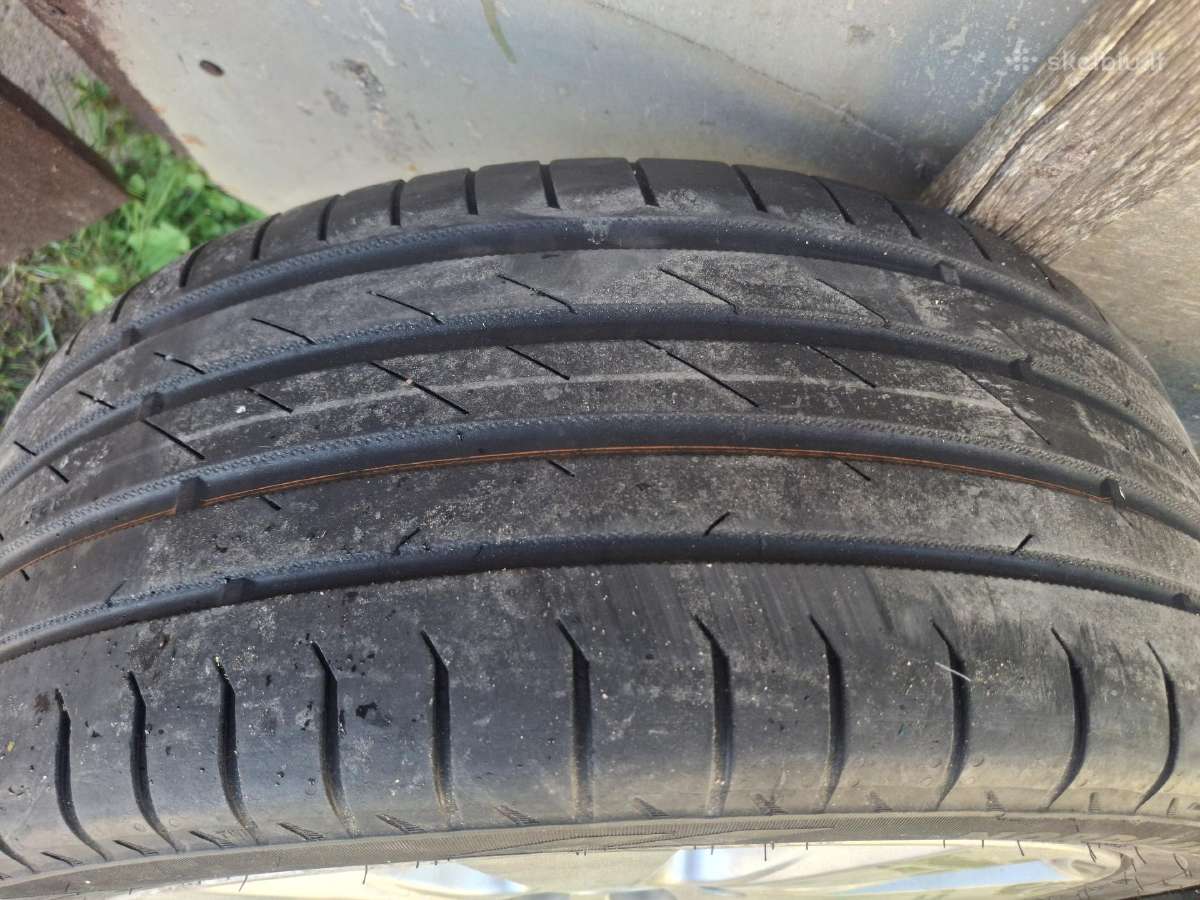 Toyota 4vnt R17 ratlankiai su vasarinėmis padangom - nuotraukos Nr. 3