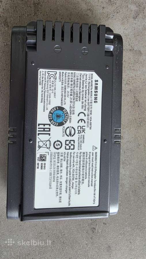 Samsung siurblio akumuliatorius Vca-sbt90