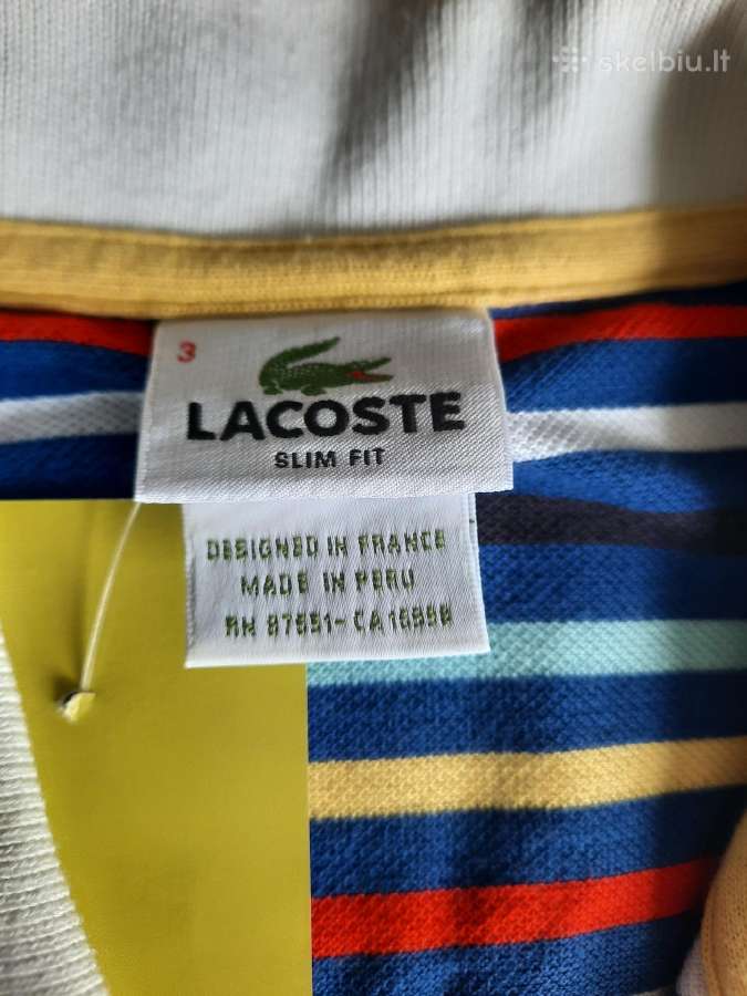 Vaikiška Lacoste maikute 3 ir pilka Fr 4 (Us M) - nuotraukos Nr. 2