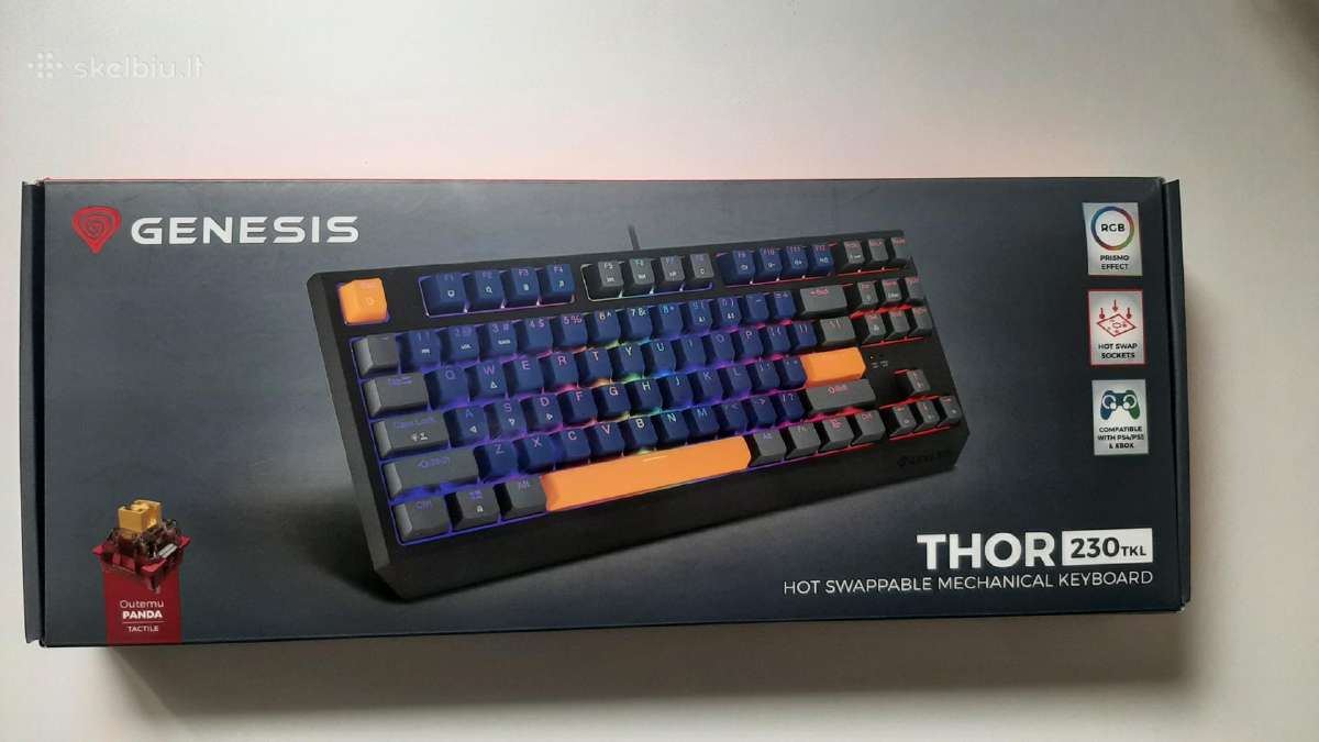 Mechaninė klaviatūra Thor 230 Tkl