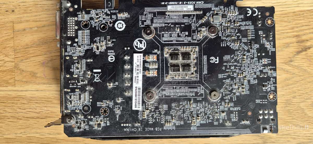 Parduodu kompaktiska Gtx 1650 Gigabyte - nuotraukos Nr. 2