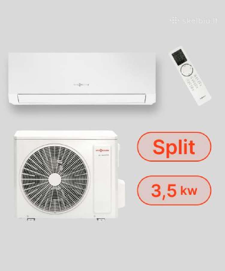 Nauji Viessmann šilumos siurbliai oras-oras 3,5kw