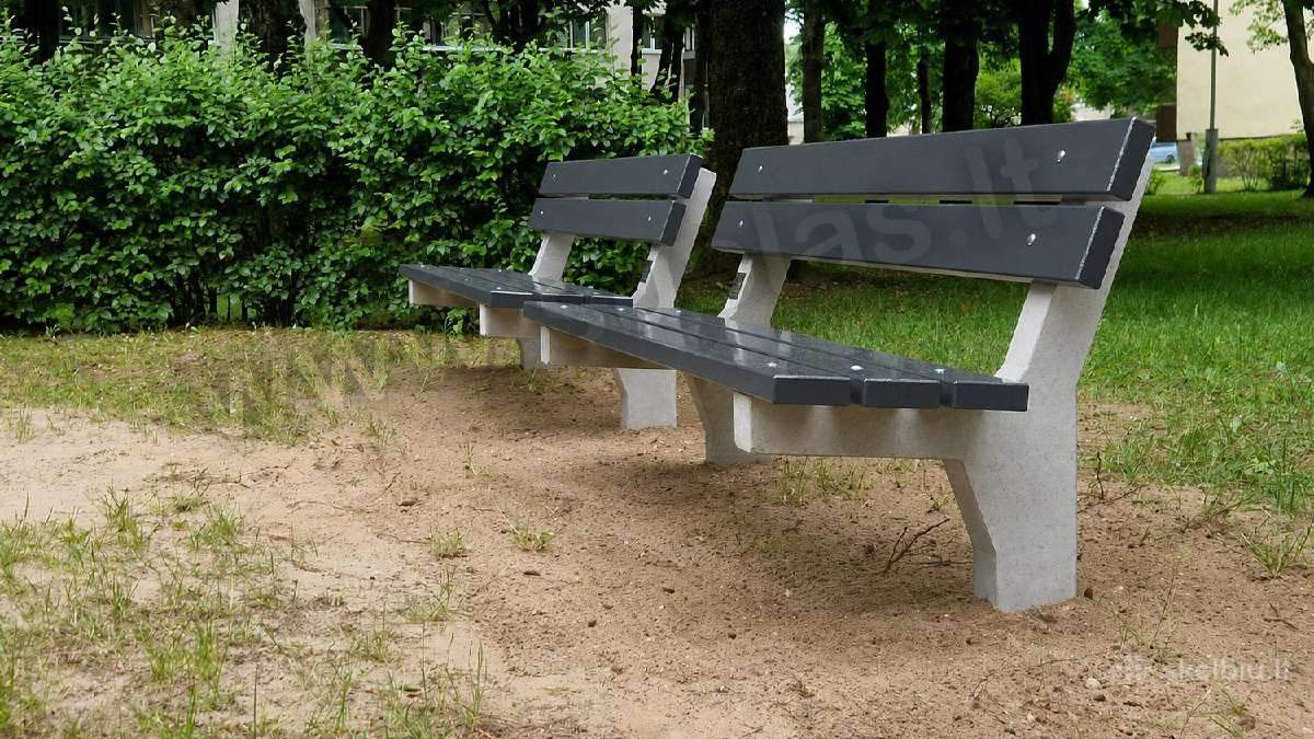 Parduodami lauko suolai su betoninėmis atramomis - nuotraukos Nr. 3